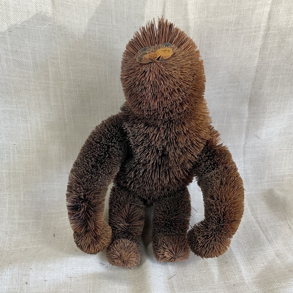 Vintage Bottle Bristle‎ Brush Monkey Gorilla 12" Retro Kitsch Unique